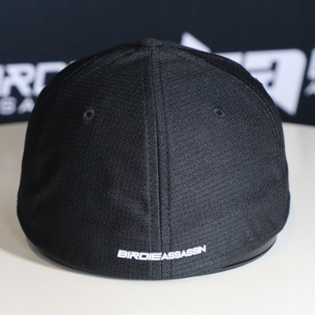 Black players golf ca by birdie Assassin back view