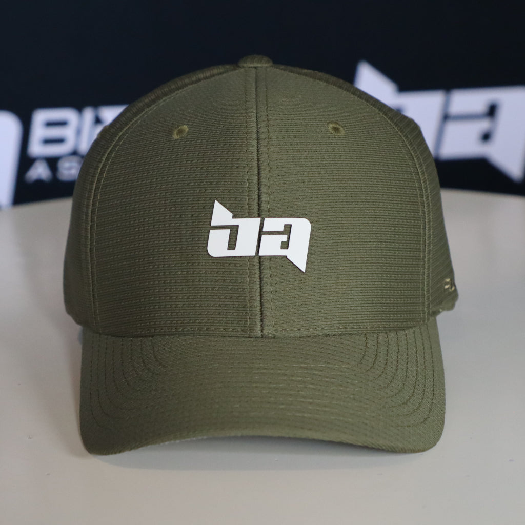 Green Birdie Assassin Players Golf Cap with badge logo on the front 